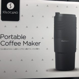 クラウドファンディングで販売するSOLOCANOコーヒーメーカーのサンプルが到着しました